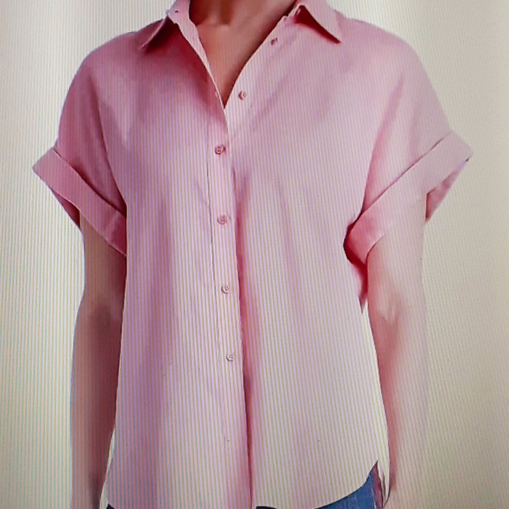 Lauren Ralph Lauren Striped Linen Shirt XL